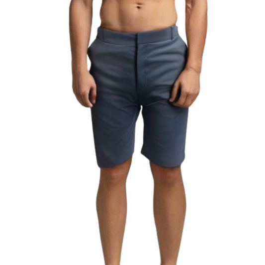 Plain Blue Men's Pant Shorts For MEN