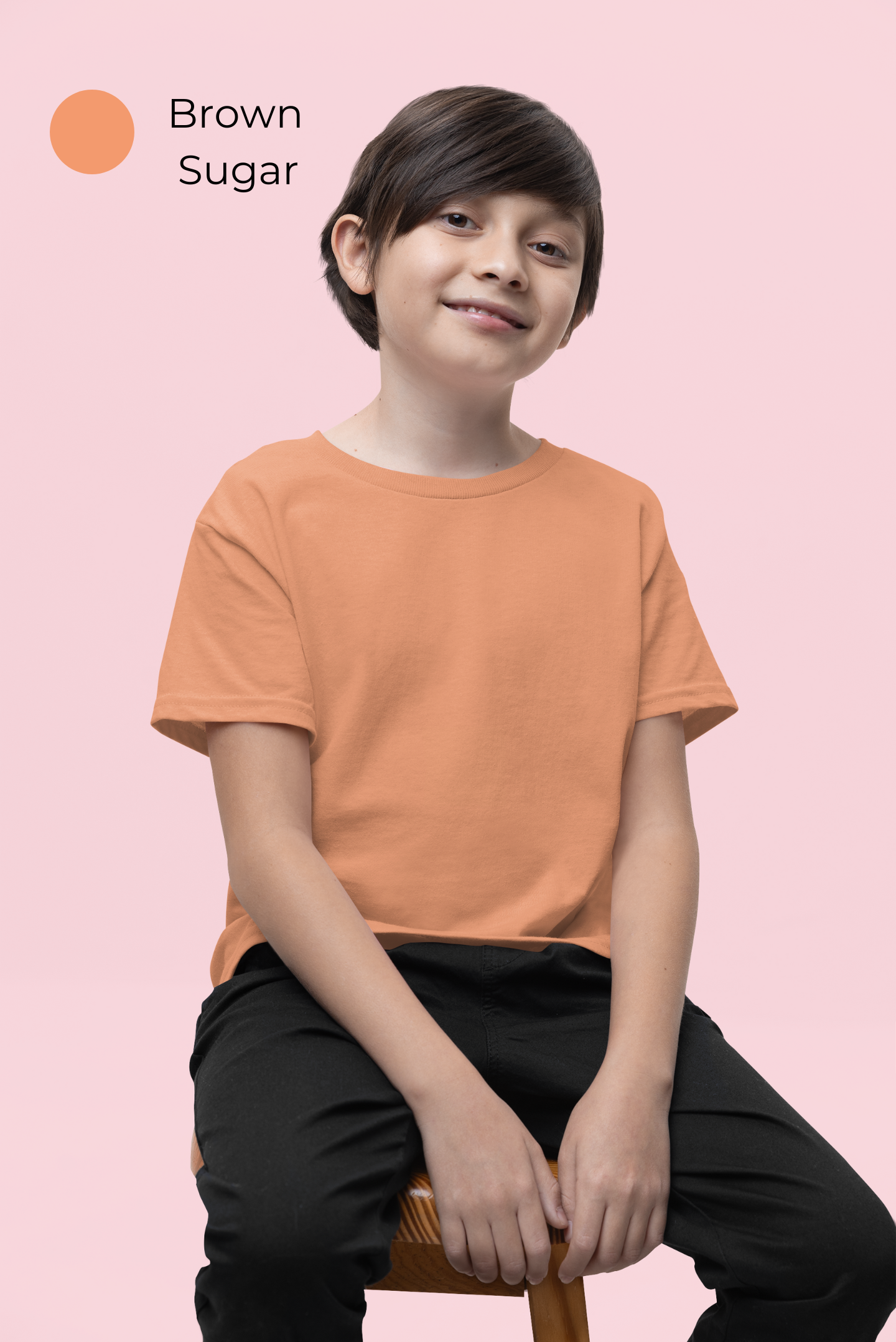Boy's Pack of 5 Crew Neck Tshirt