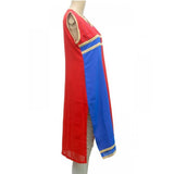 Women's Synthetic Kurtis (Red, Blue, M)