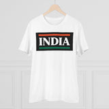 Generic Men's PC Cotton India Printed T Shirt (Color: White, Thread Count: 180GSM)