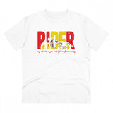 Generic Men's PC Cotton Bike Ride Design Printed T Shirt (Color: White, Thread Count: 180GSM)