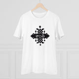 Men's PC Cotton Telugu Desing Printed T Shirt (Color: White, Thread Count: 180GSM)