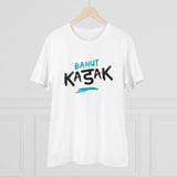 Generic Men's PC Cotton Bahot Kadak Printed T Shirt (Color: White, Thread Count: 180GSM)