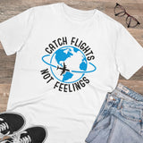 Men's PC Cotton Explore The Unseen Printed T Shirt (Color: White, Thread Count: 180GSM)