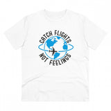 Men's PC Cotton Explore The Unseen Printed T Shirt (Color: White, Thread Count: 180GSM)