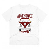 Men's PC Cotton Explore The Unseen Printed T Shirt (Color: White, Thread Count: 180GSM)