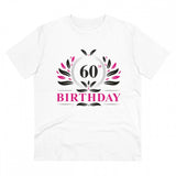 Generic Men's PC Cotton 60th Birthday Printed T Shirt (Color: White, Thread Count: 180GSM)