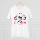 Generic Men's PC Cotton 96th Birthday Printed T Shirt (Color: White, Thread Count: 180GSM)