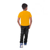 Boys Cotton Will Be Cool Half Sleeve TShirt (Mustard)