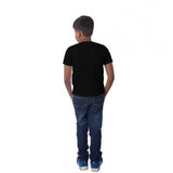 Boys Cotton Will Be Cool Half Sleeve TShirt (Black)
