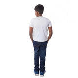 Boys Cotton Will Be Cool Half Sleeve TShirt (White)
