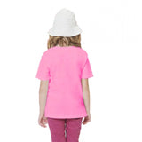 Girls Cotton Baby Shark Half Sleeve TShirt (Pink)