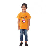 Girls Cotton Adelie Half Sleeve TShirt (Mustard)