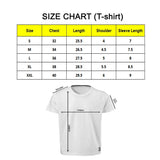 Men's PC Cotton Explore The Unseen Printed T Shirt (Color: White, Thread Count: 180GSM)