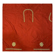 Generic Women's Cotton Silk Printed Unstitched Blouse Piece (Red, 80-100 cm)