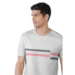 Men's Casual Half sleeve Solid Cotton Crew Neck T-shirt (Light Grey)