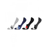 Generic 4 Pairs Unisex Casual Cotton Blended Printed No-show Socks (Assorted)