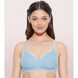 Women's Cotton Everyday Non Padded And Wirefree Bra (Chambray-Melange)