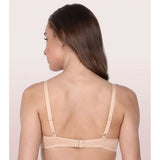 Women's Cotton Non-Wired &amp; Medium Coverage T-Shirt Bra (Skin)