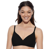 Women's Cotton Non-Wired &amp; Medium Coverage T-Shirt Bra (Black)
