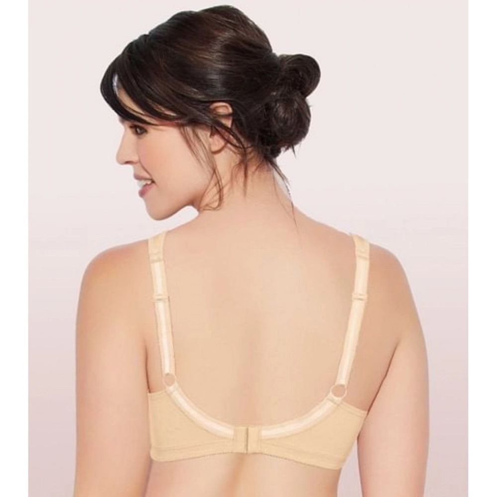 Women's Cotton Full Support Bra (PaleSkin)