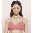 Women's Cotton Everyday Non Padded And Wirefree Bra (Tomato-Melange)