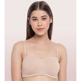 Women's Cotton Strapless Bra (Skin)