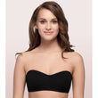 Women's Cotton Strapless Bra (Black)