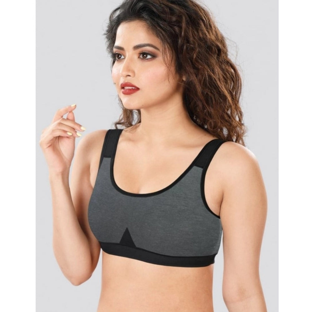 Women's 4D Stretch Sports Bra (Dark-Grey)