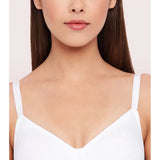 Women's Cotton Everyday Non Padded And Wirefree Bra (White)