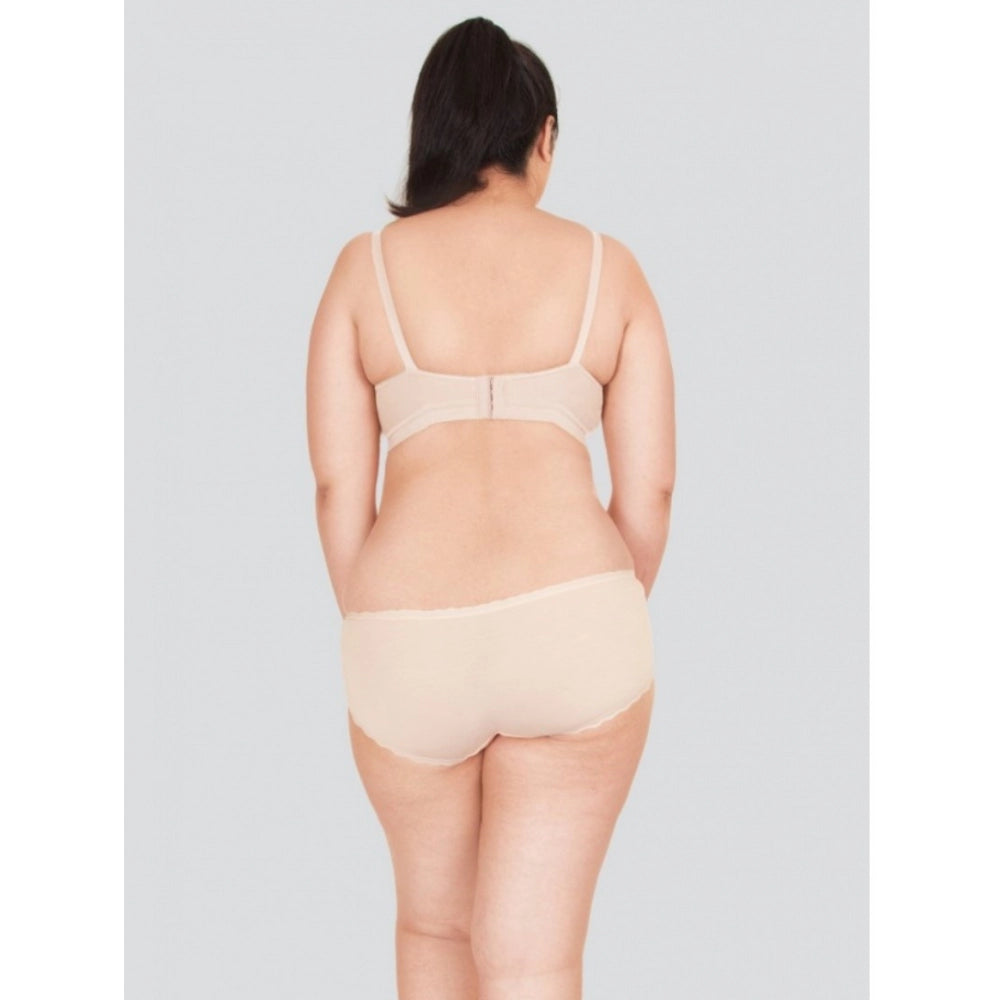 Plus Women's 4D Stretch Support Bra (Cream)