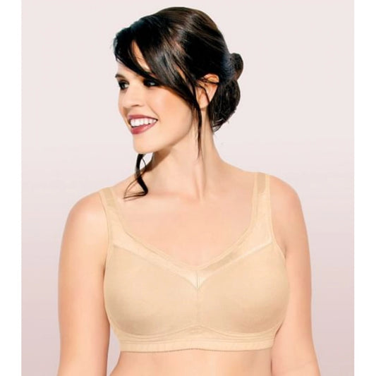 Women's Cotton Full Support Bra (PaleSkin)