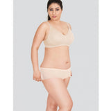 Plus Women's 4D Stretch Support Bra (Cream)