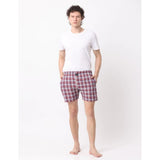 Pack_of_2 Men's Polycotton Checked Boxer Shorts (Multicolor)