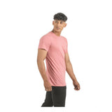 Pack of 2 Men's Casual Cotton Solid Short Sleeve Tshirts (Multicolor)