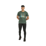 Pack of 2 Men's Casual Cotton Printed Short Sleeve Tshirts (Multicolor)