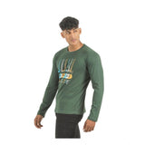 Pack of 2 Men's Casual Cotton Printed Full Sleeve Tshirts (Multicolor)