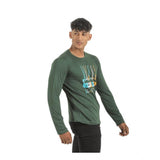 Pack of 2 Men's Casual Cotton Printed Full Sleeve Tshirts (Multicolor)