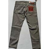 Generic Men's Cotton Blended Solid Tapered Jeans (Khaki)