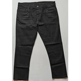 Generic Men's Cotton Blended Solid Plus Size Jeans (Black)