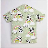 Boy's Lycra Blend Printed Short Sleeve Shirt and Shorts Set (MultiColor)