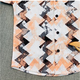 Boy's Cotton Blend Printed Short Sleeve Shirt (MultiColor)