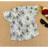 Boy's Cotton Blend Printed Short Sleeve Shirt (MultiColor)