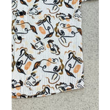 Boy's Cotton Blend Printed Short Sleeve Shirt (MultiColor)