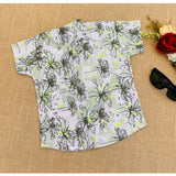 Boy's Cotton Blend Printed Short Sleeve Shirt and Shorts Set (MultiColor)