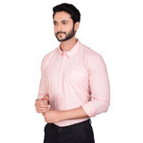 Men's Casual Cotton Full Sleeve Solid Shirt (Peach)