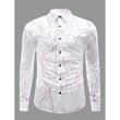 Men's Casual PollyCotton Textured Full Sleeve Collar Shirt (Pink)