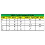 Men's Casual Cotton Blend Printed Round Neck Half Sleeve T-Shirt (Black)