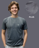 Nauticon Summer Jacquard Crew Neck T-Shirt For Men 100 Poly/Plus Grey
