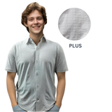 Nauticon Summer Jacquard Shirt for Men WHITE Plus